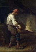 jean-francois millet Winnower painting